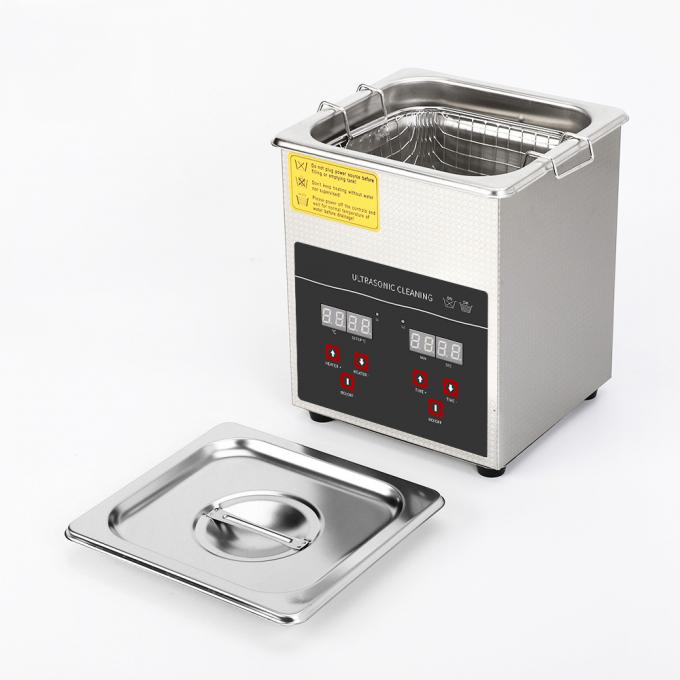 60W Ultrasonic Cleaning Machine Sterilizing 2L ultrasonic bath cleaner 2