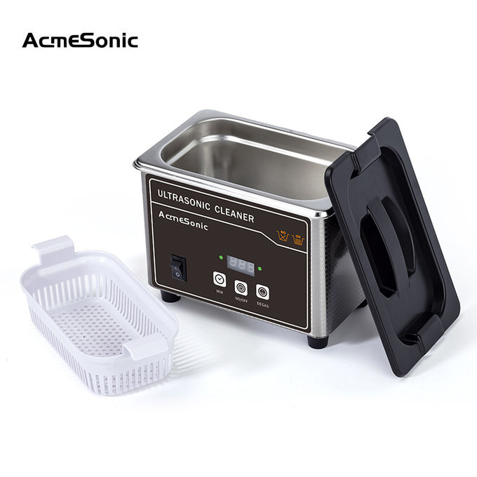 Portable Digital Ultrasonic Cleaner Small Capacity Ultrasonic Cleaner 0.8L 0